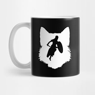 Lagartha Warrior Black Mug